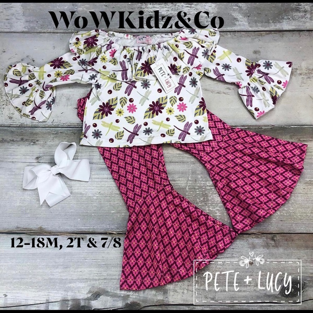 Pete+Lucy bell bottom 2 piece sets